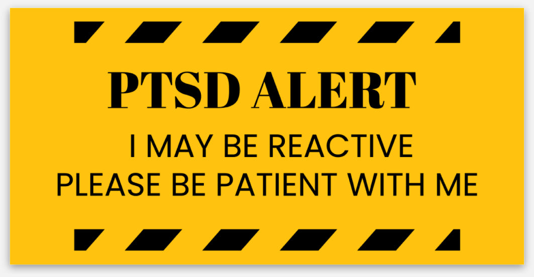 Sticker - PTSD ALERT