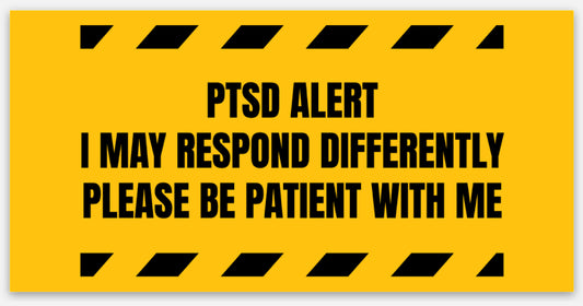 Sticker - PTSD ALERT