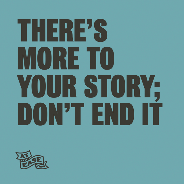 Sticker - There's More To Your Story; Don't End It